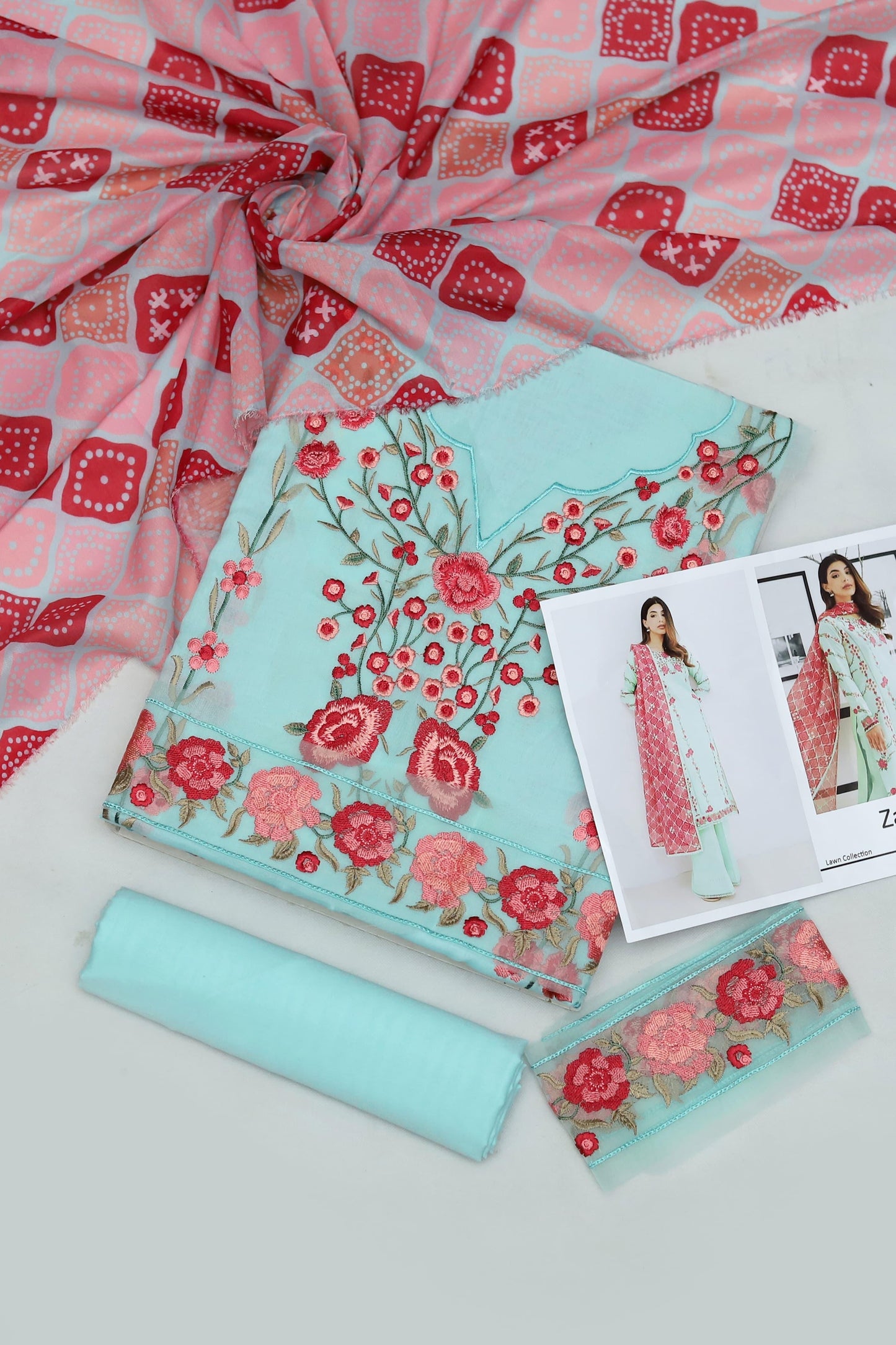 Zaib Lawn 3pc