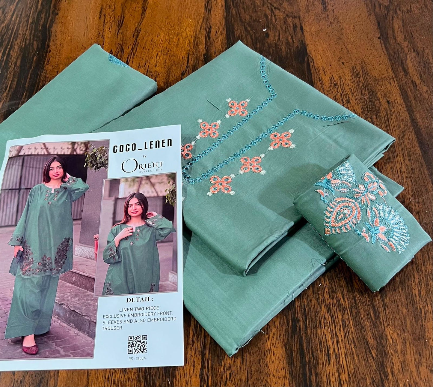 ORIENT LINEN 2pc