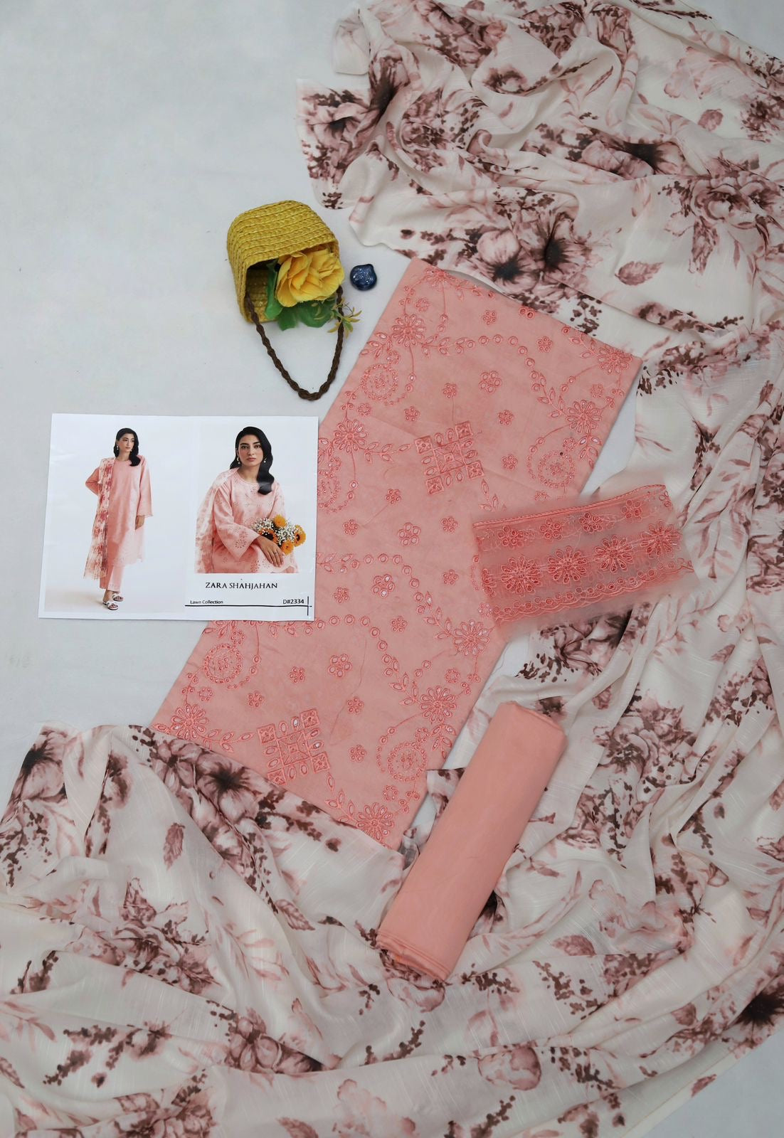 Zara Shah Jahan Lawn 3pc
