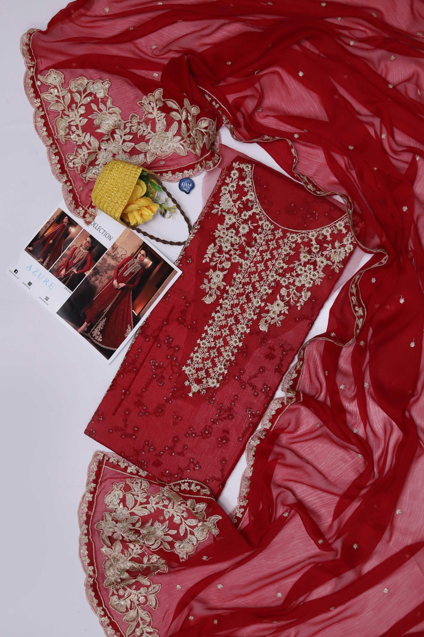 Azure 3pc Festive Unstitched Collection
