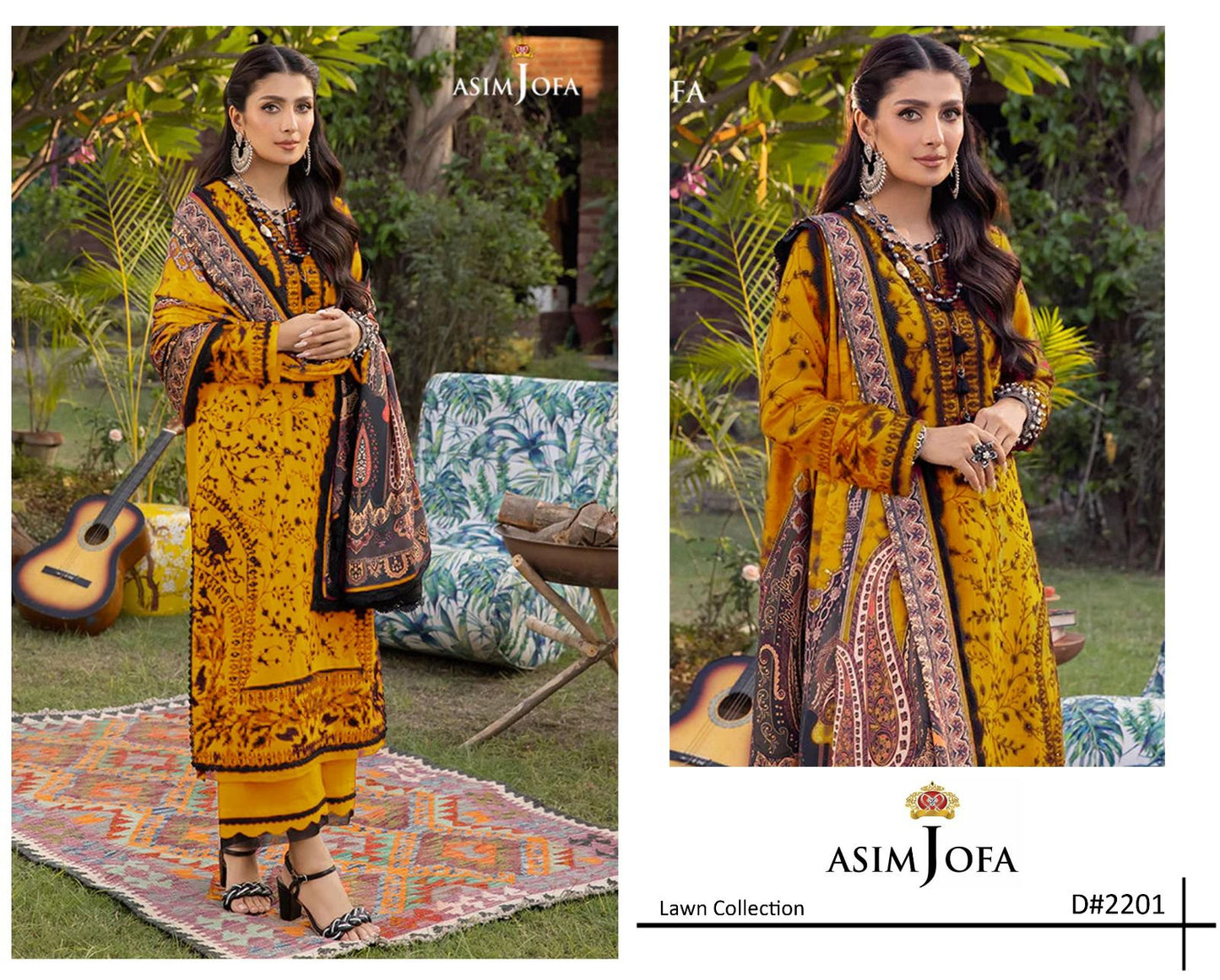 Asim Jofa Lawn 3pc
