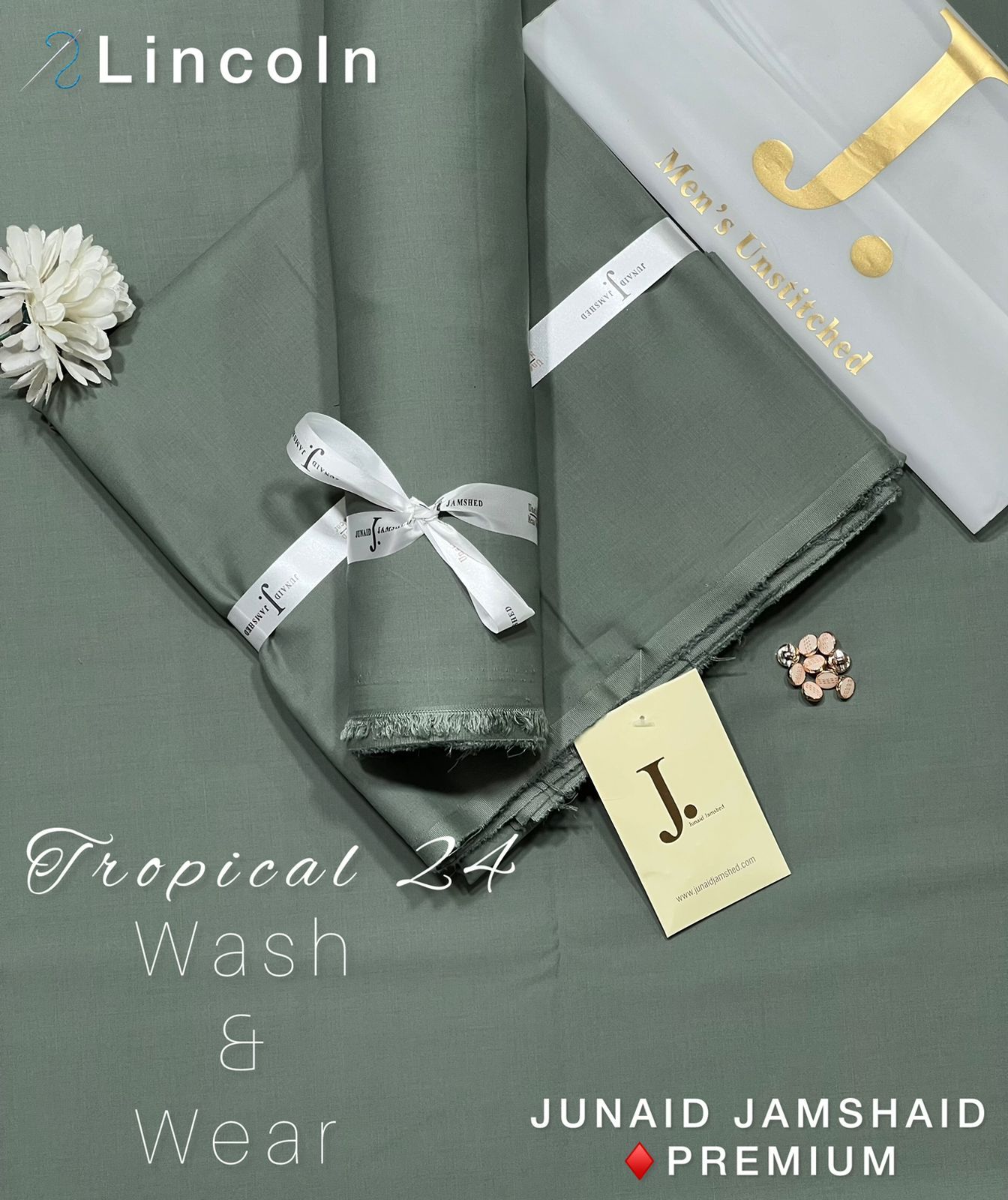 JUNAID JUMSHAID Men’s Luxury Tropical Collection