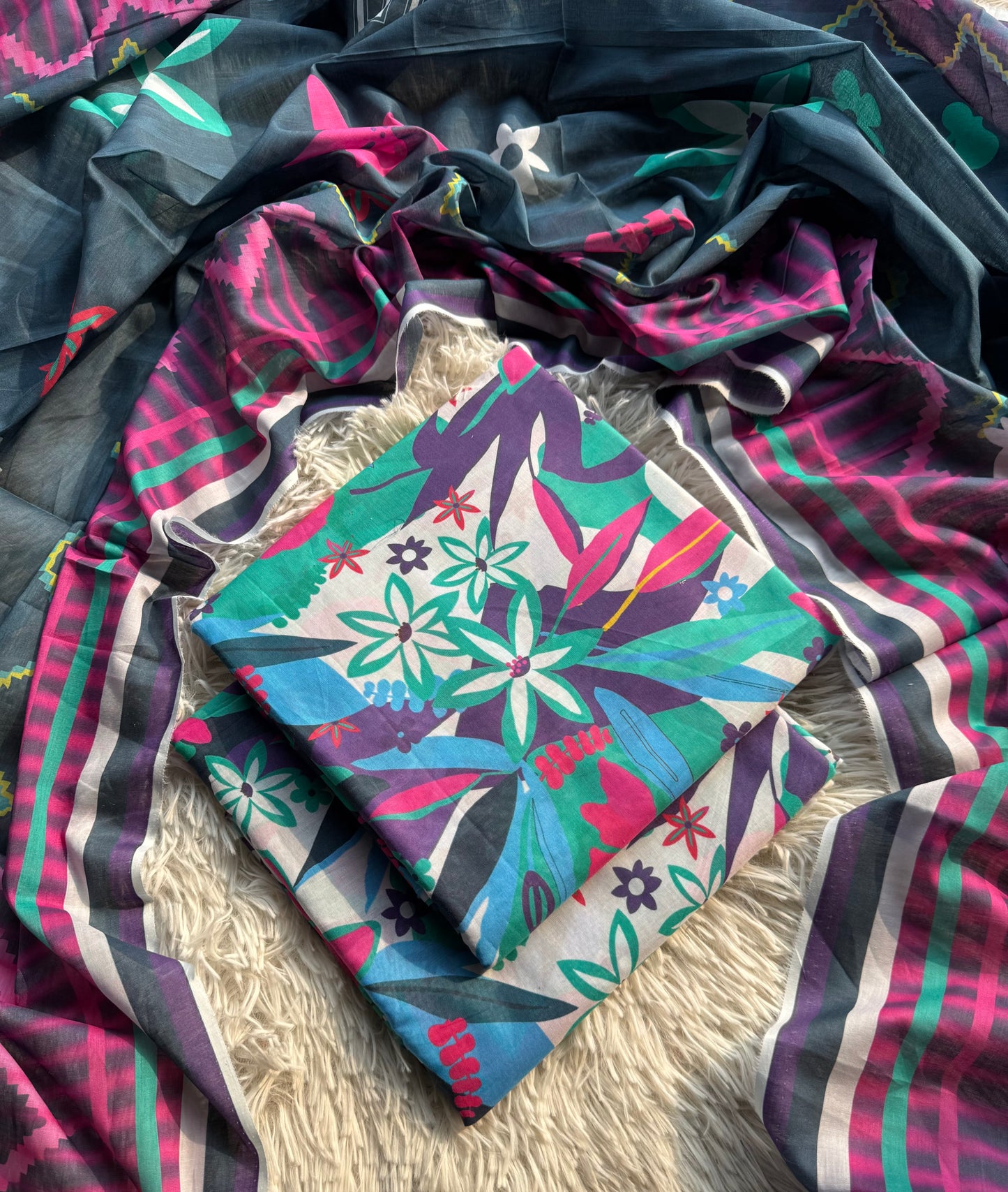 Sapphire Lawn 3pc