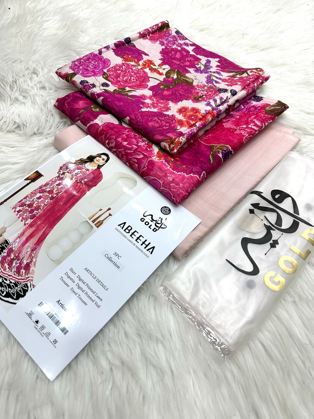 ABEEHA Unstitched Lawn