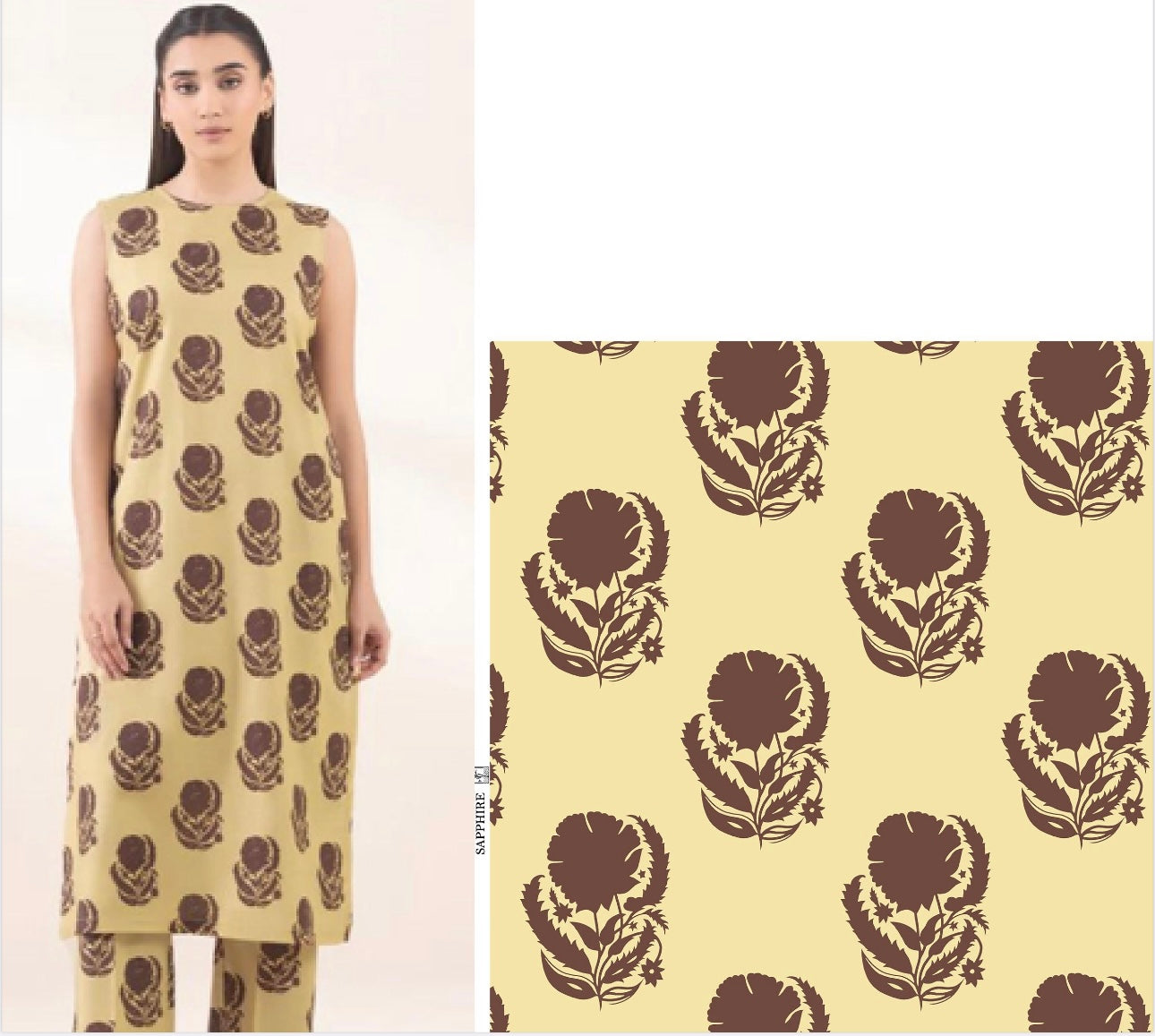 Sapphire Lawn 2pc