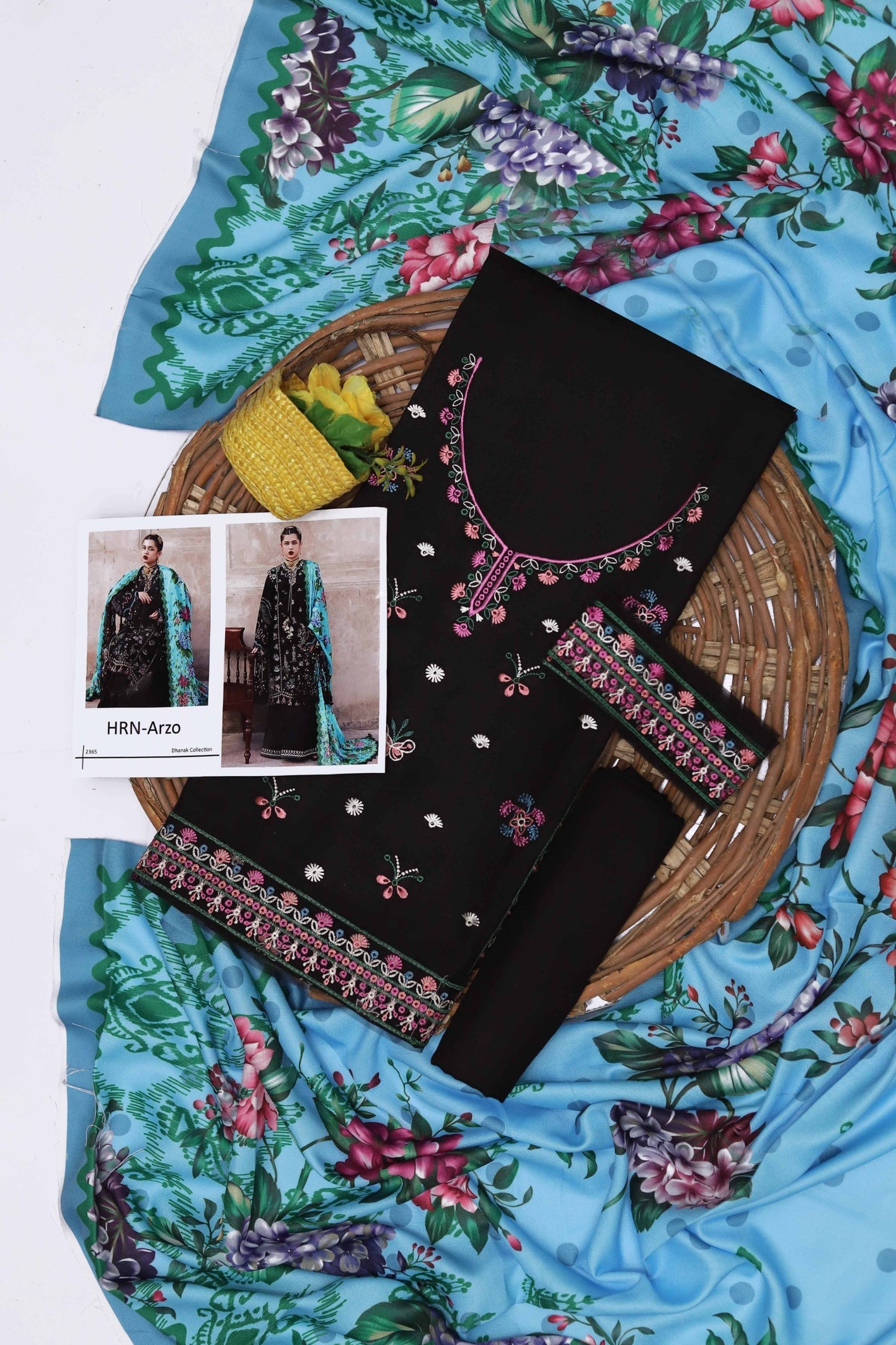 Hussain Rehar Dhanak Marina 3pc