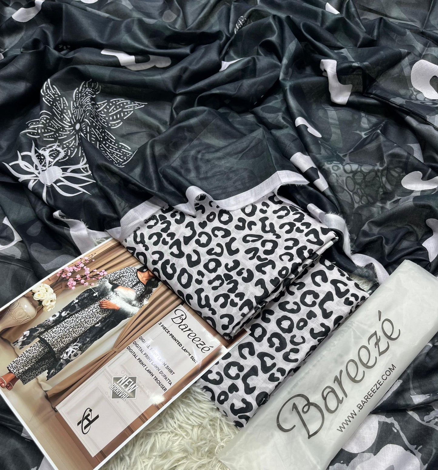 Bareeze lawn 3pc