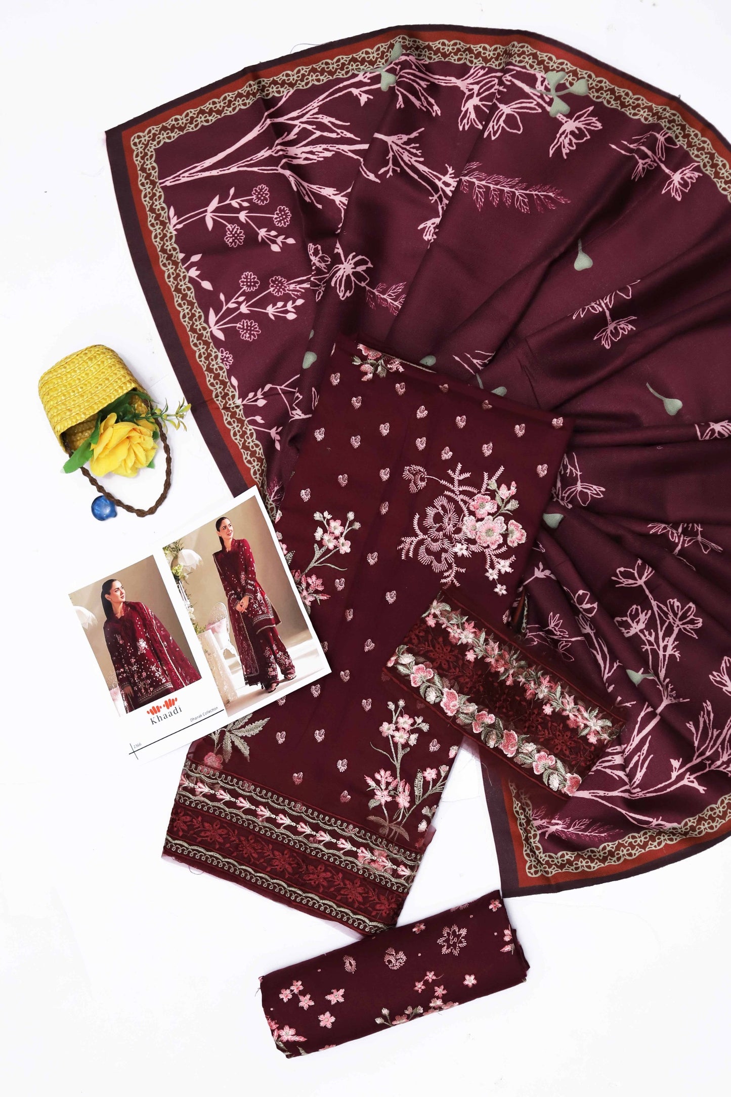 Khaadi Dhanak Marina 3pc