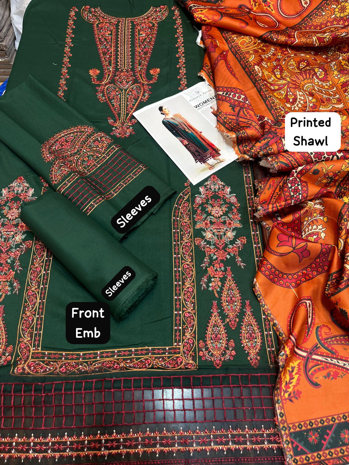 Hussain Rehar Dhanak 3pc