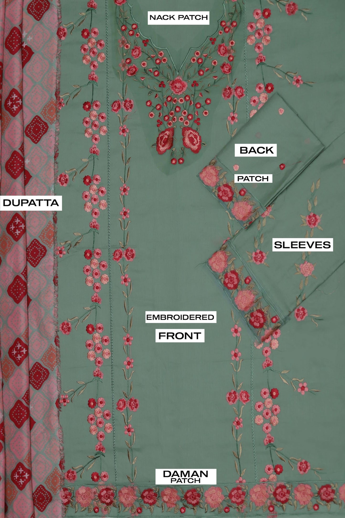 Zaib Lawn 3pc