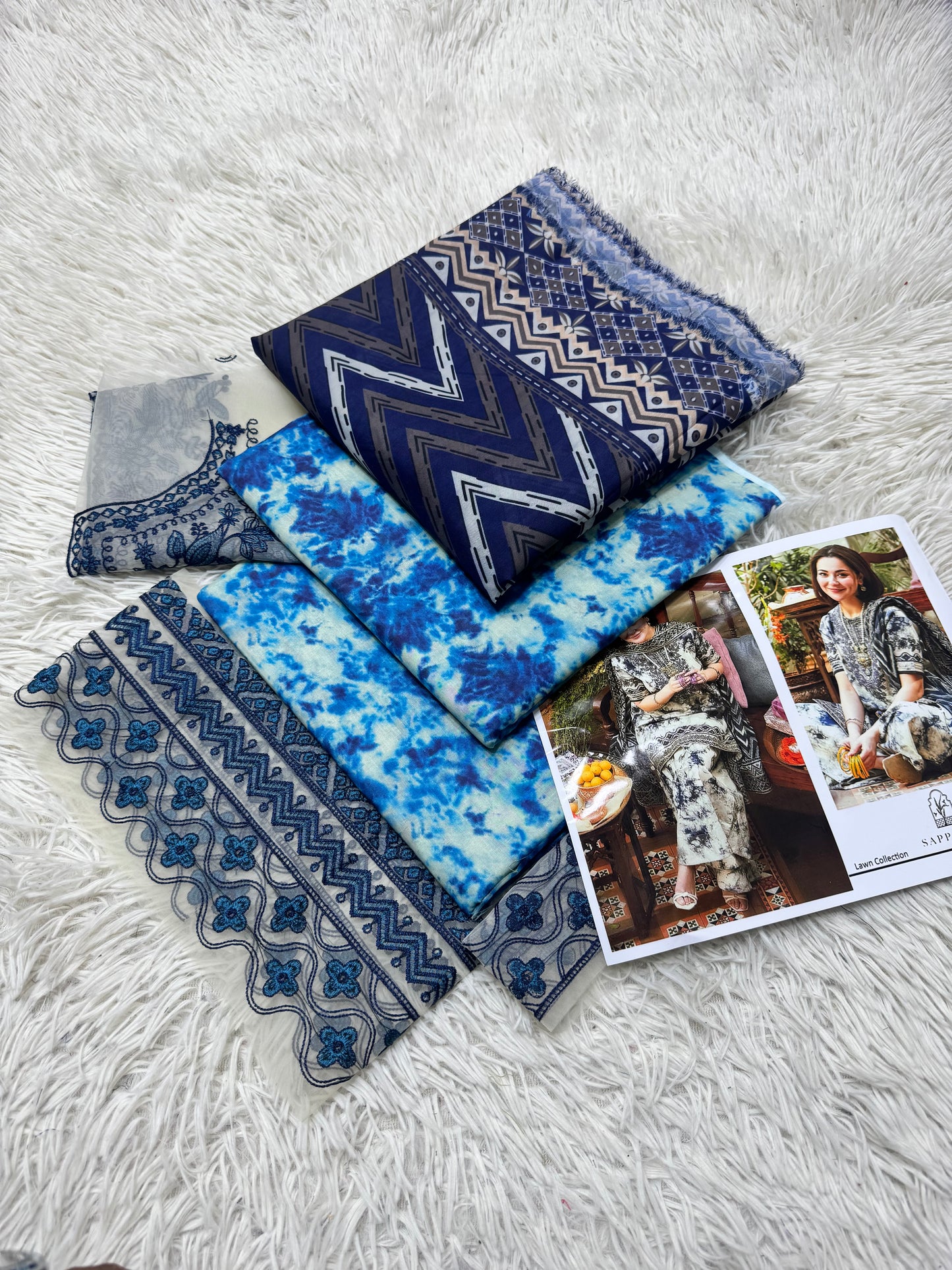 Sapphire Lawn 3pc