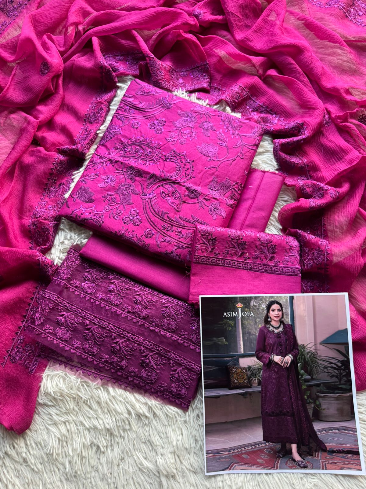 Asim Jofa Lawn 3pc