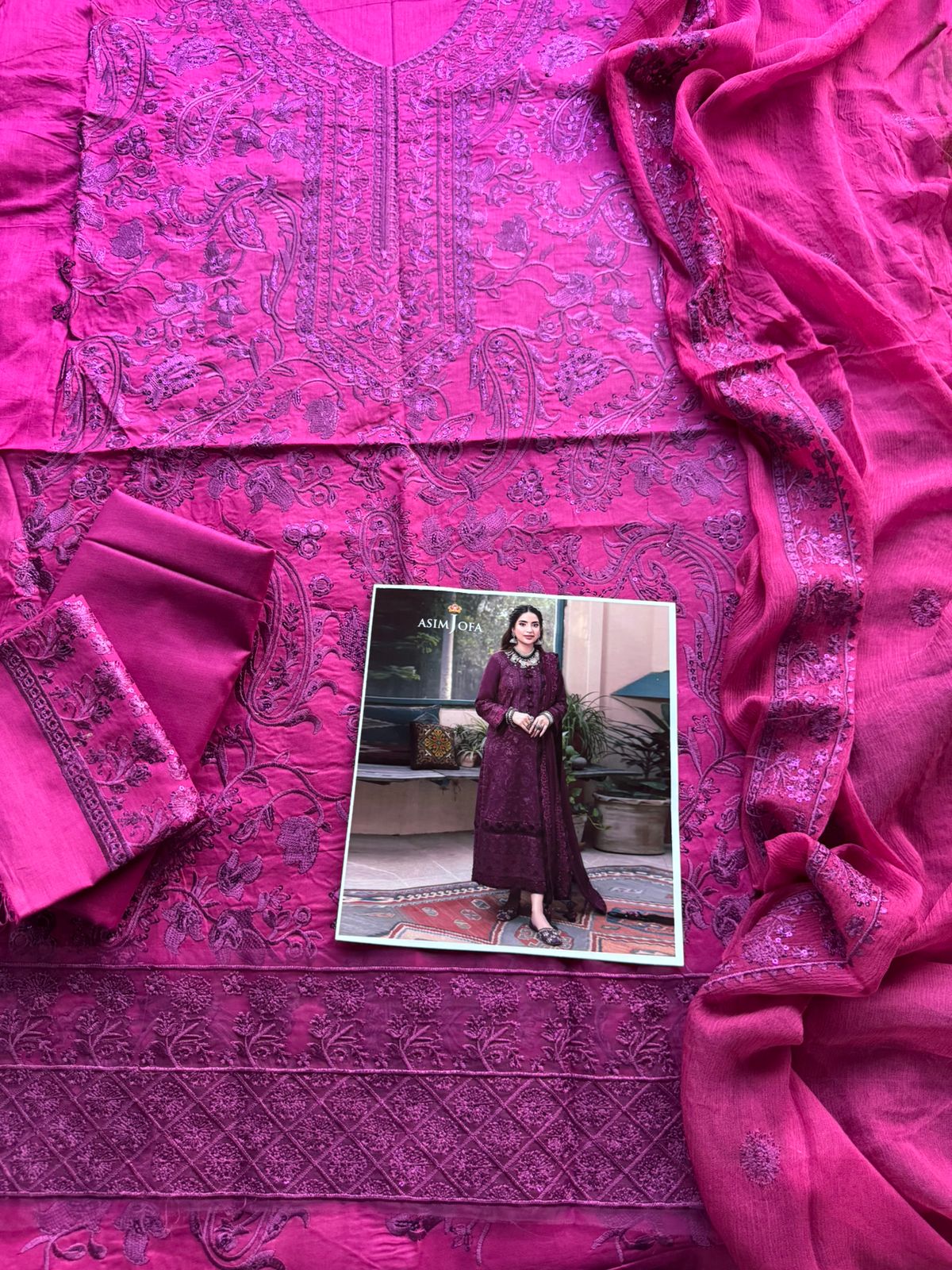 Asim Jofa Lawn 3pc