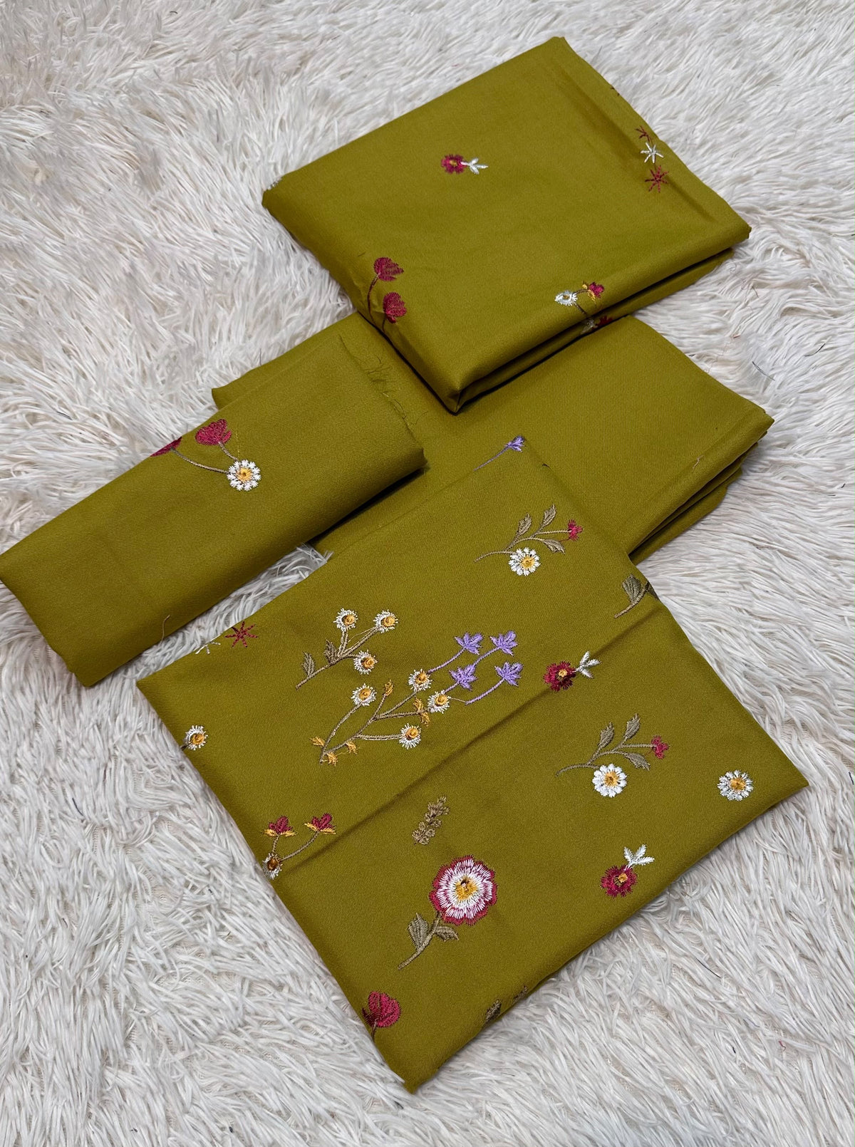 India Booti Dhanak 3pcs
