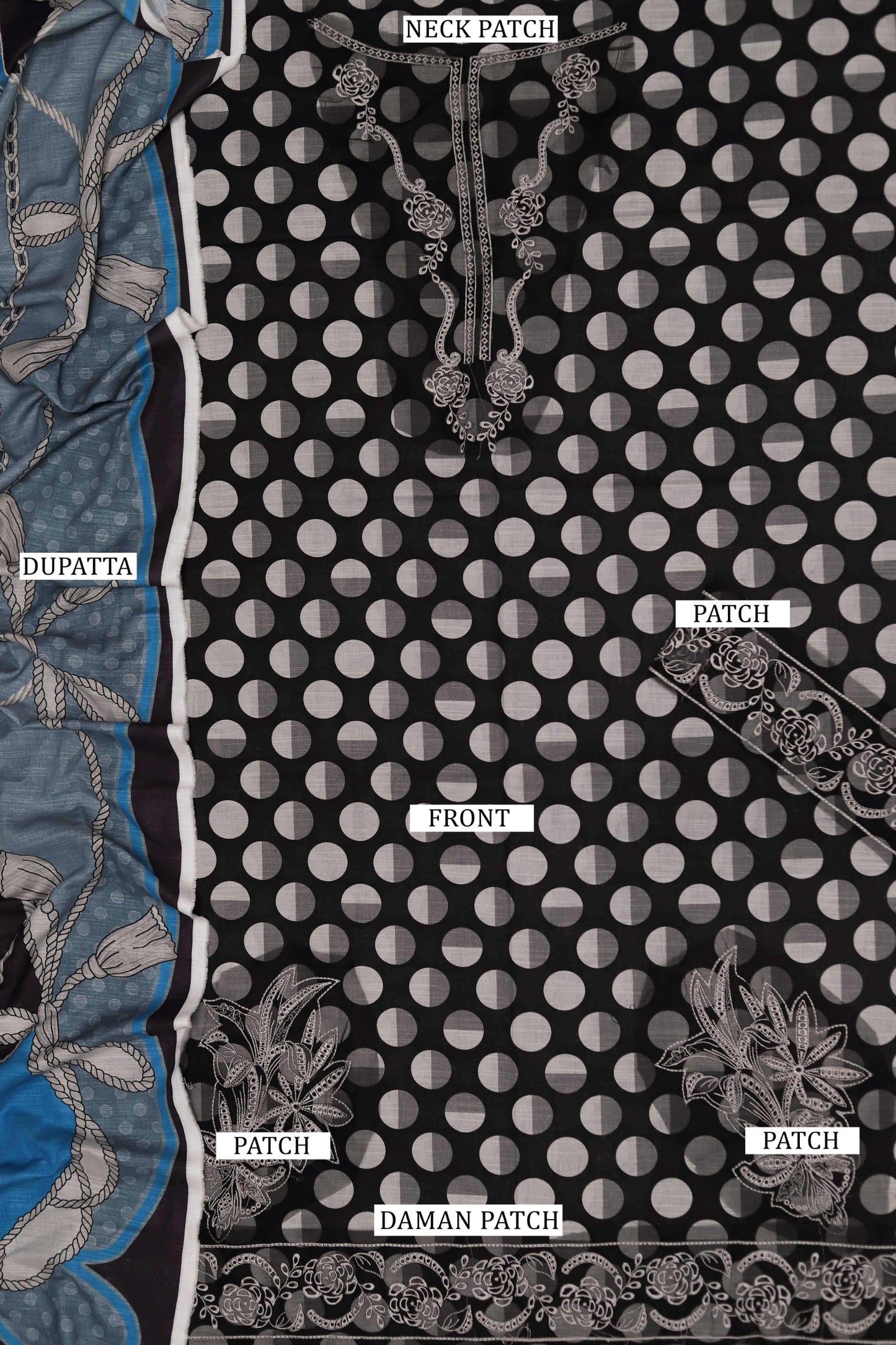 Baroque Khaddar 3pc