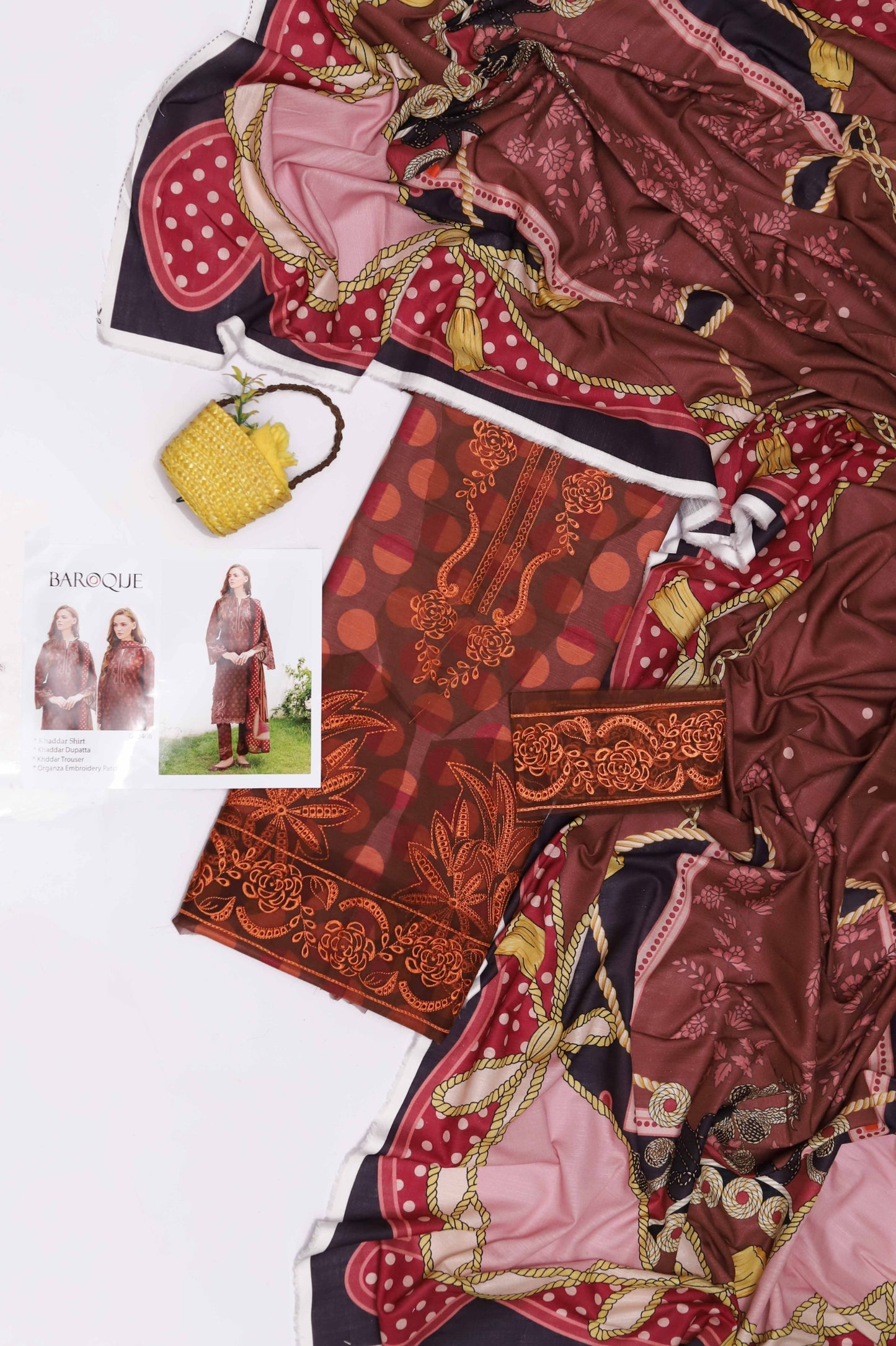 Baroque Khaddar 3pc