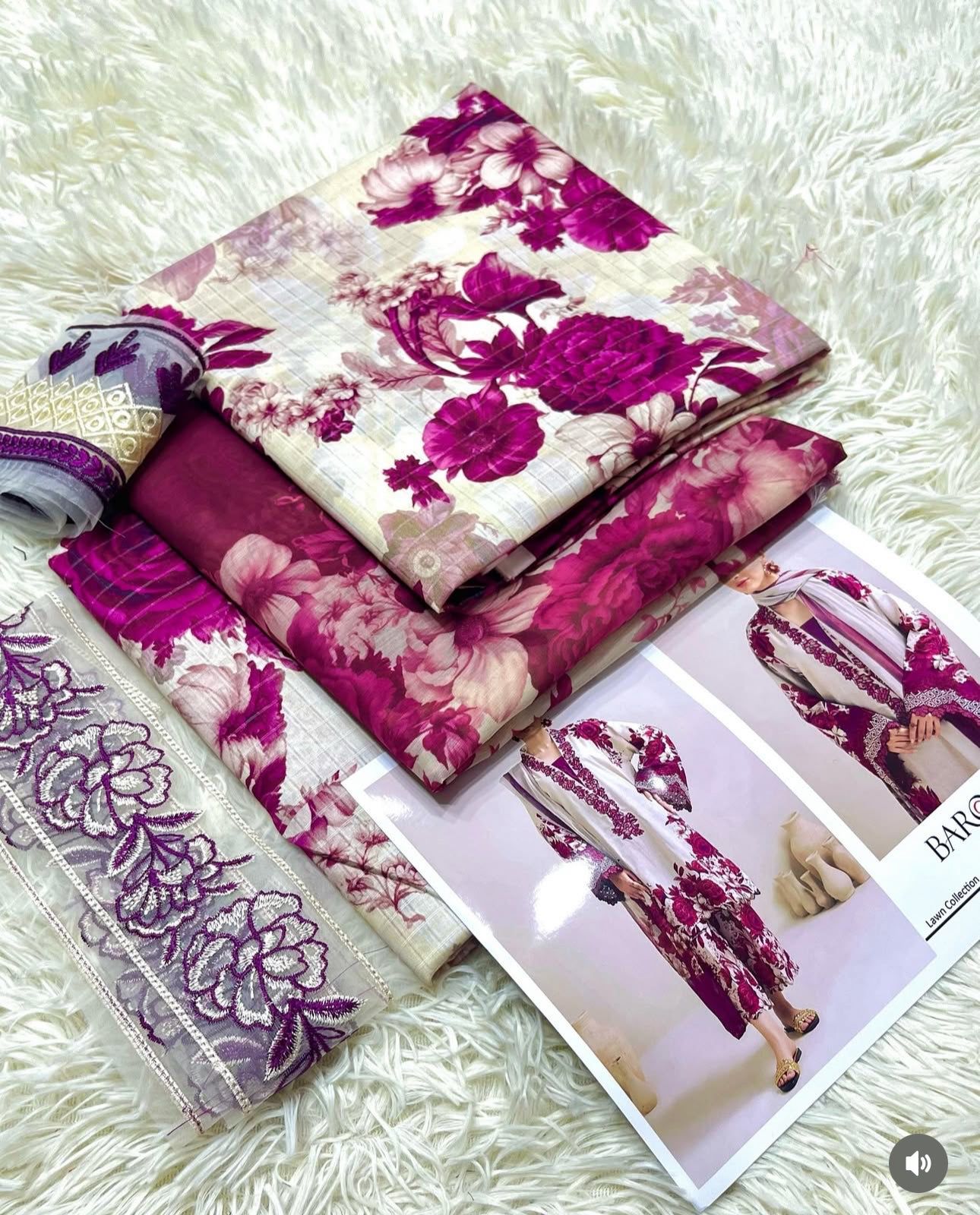 Baroque Lawn 3pc
