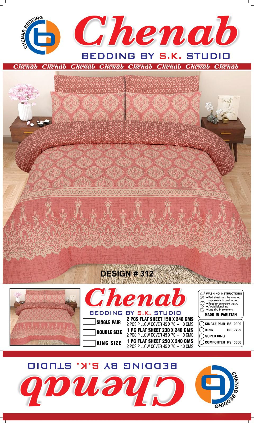 Chenab Cotton Bedsheet