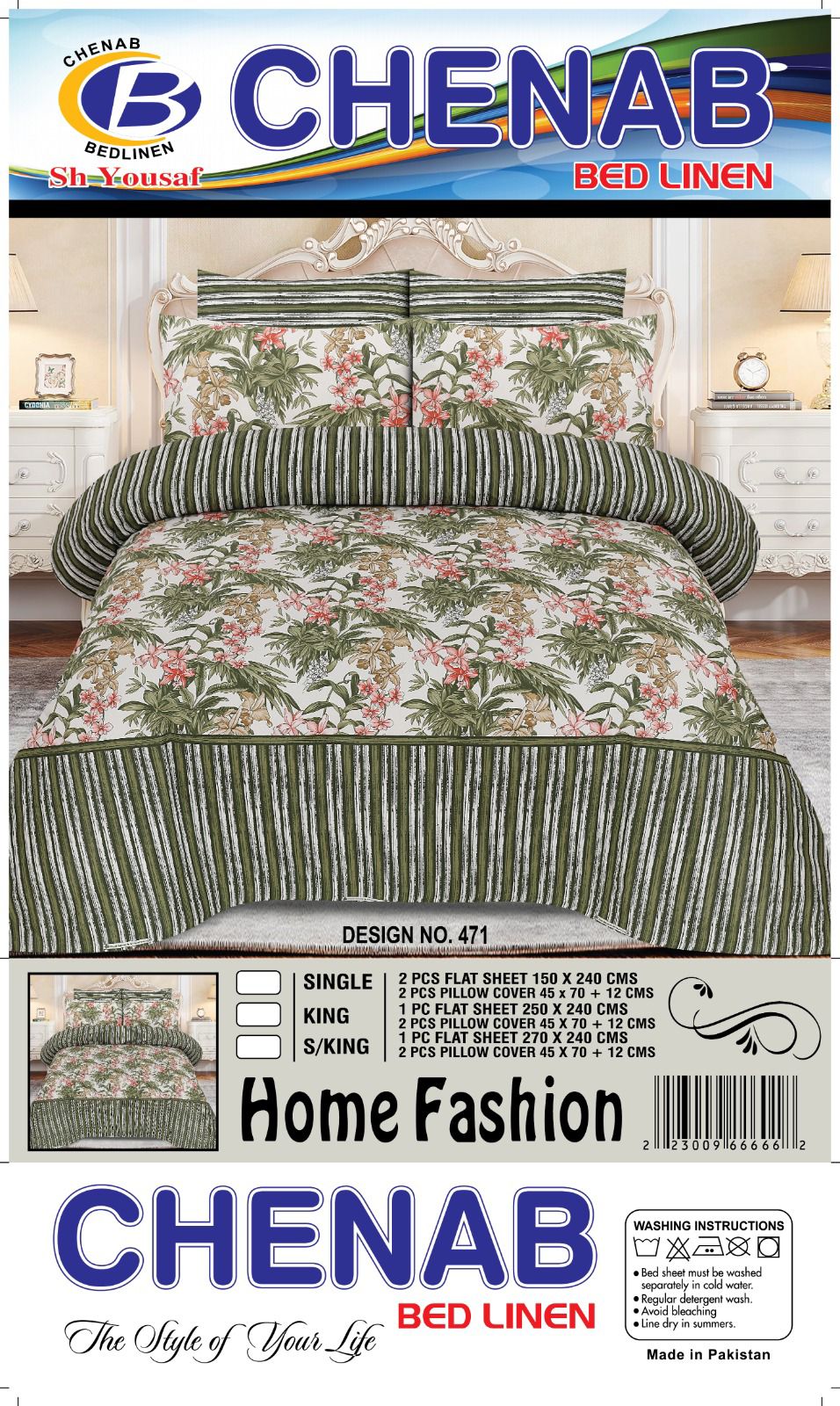 Chenab Cotton Bedsheet