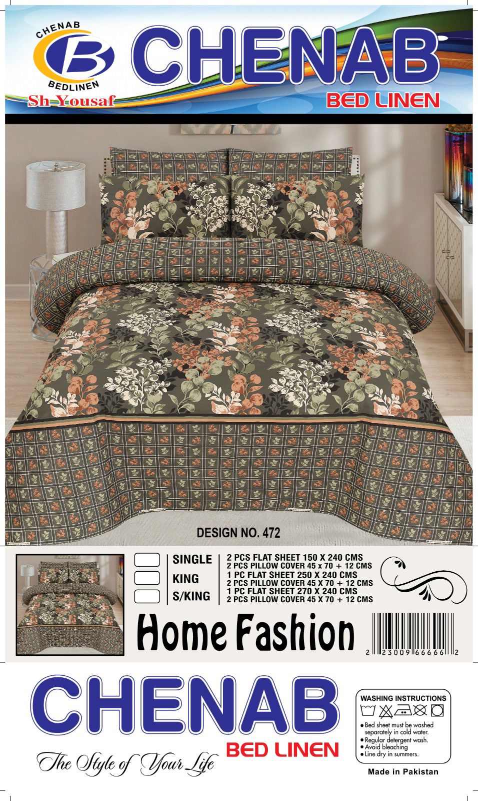 Chenab Cotton Bedsheet