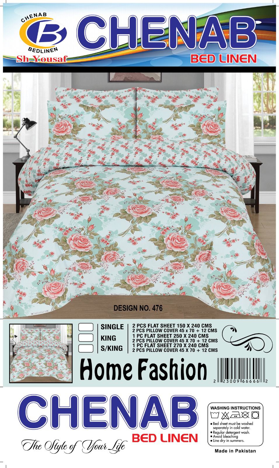 Chenab Cotton Bedsheet
