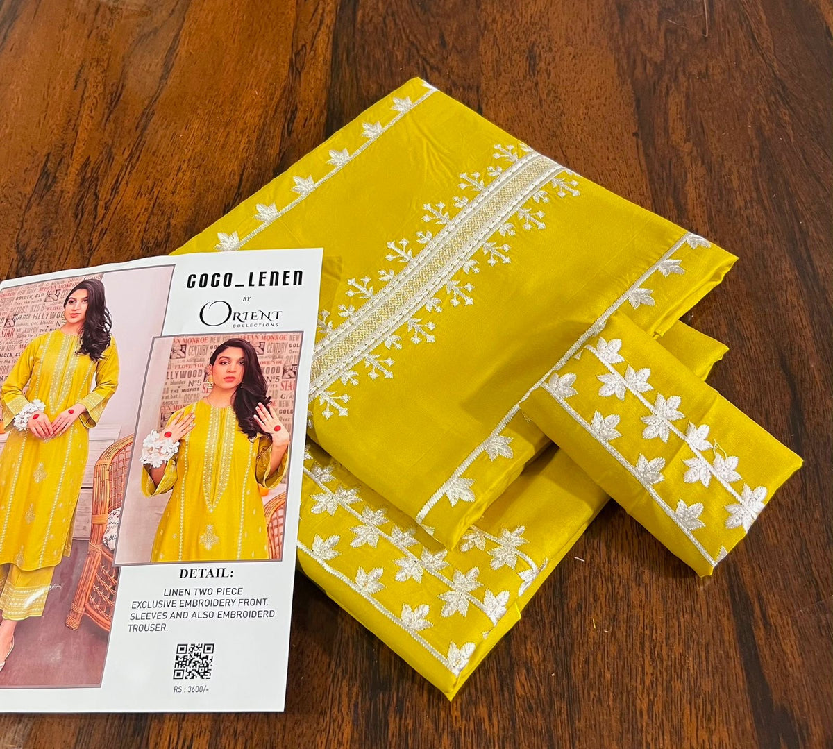 ORIENT LINEN 2pc