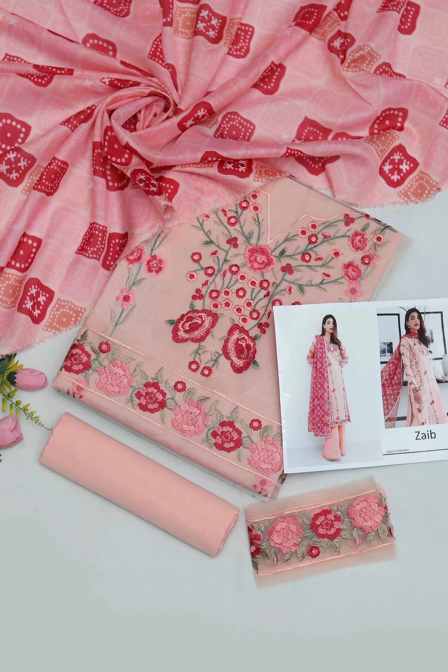Zaib Lawn 3pc