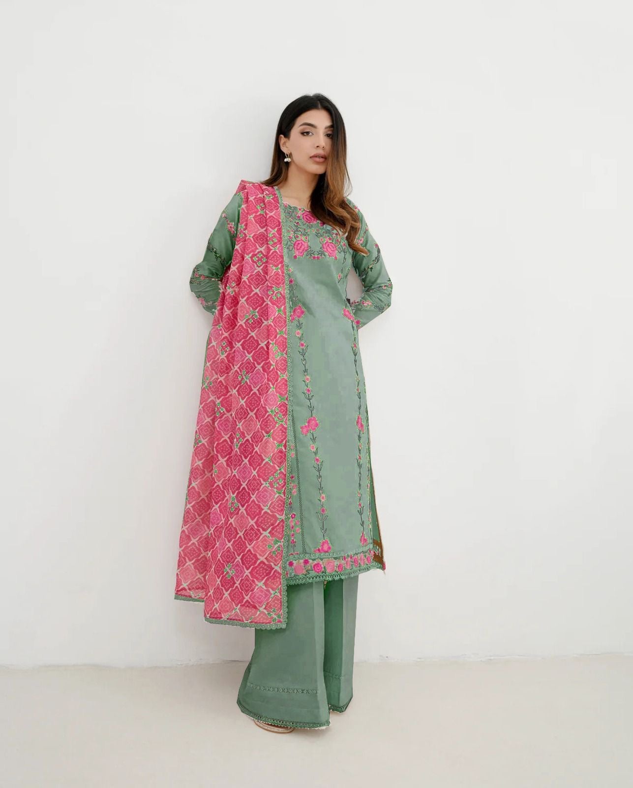 Zaib Lawn 3pc