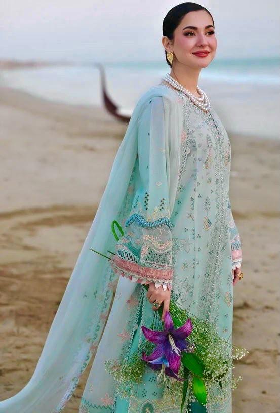 Qalamkar Emb Dhanak 3pc