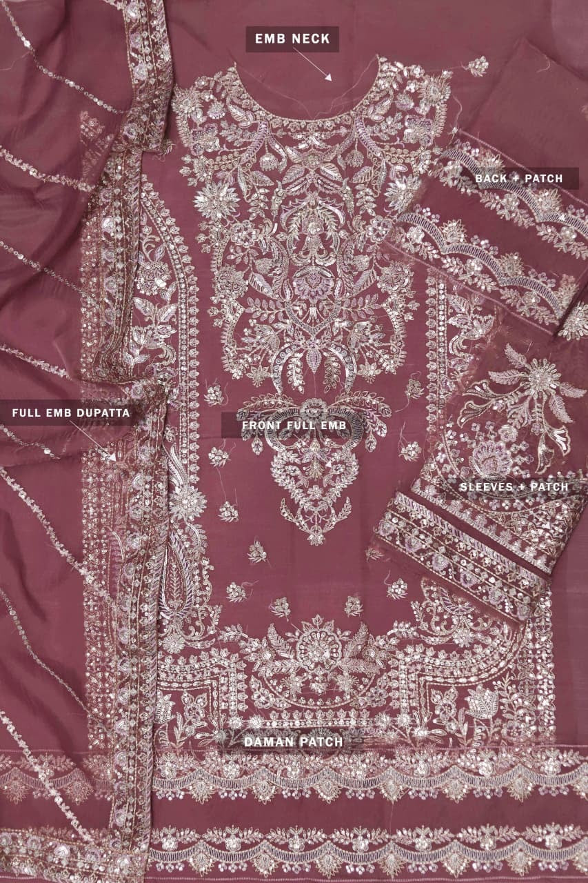 Afsana 3pc Festive Unstitched