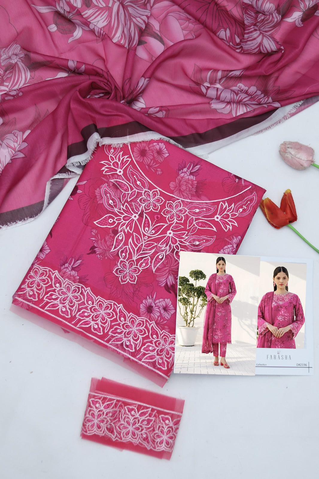 Baroque Lawn 3Pc