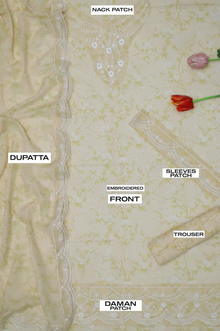 Farasha Lawn 3Pc
