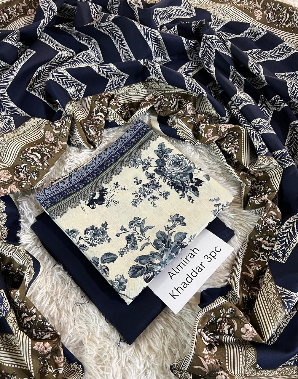 Chunri & Almirah Khaddar 3pc