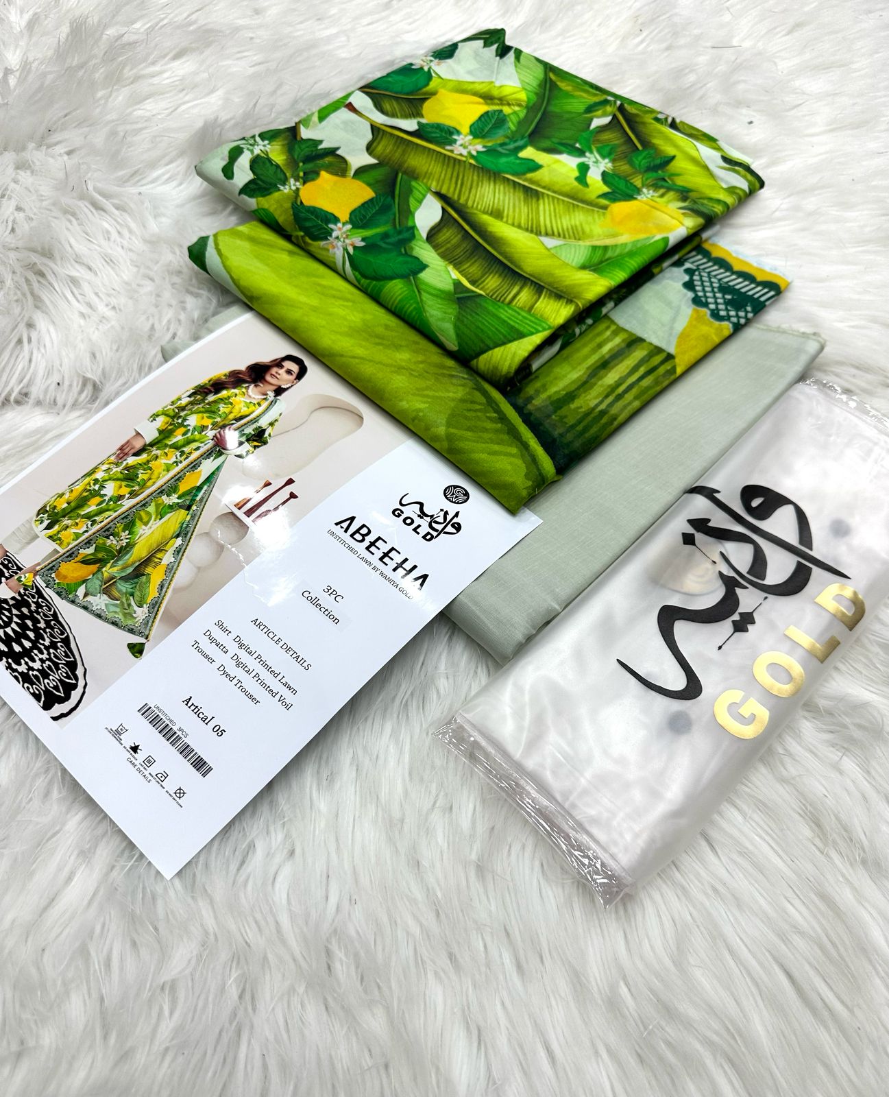 ABEEHA Unstitched Lawn