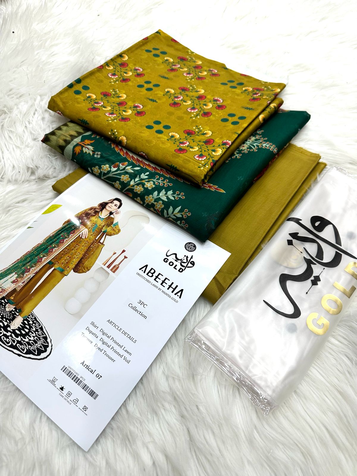ABEEHA Unstitched Lawn