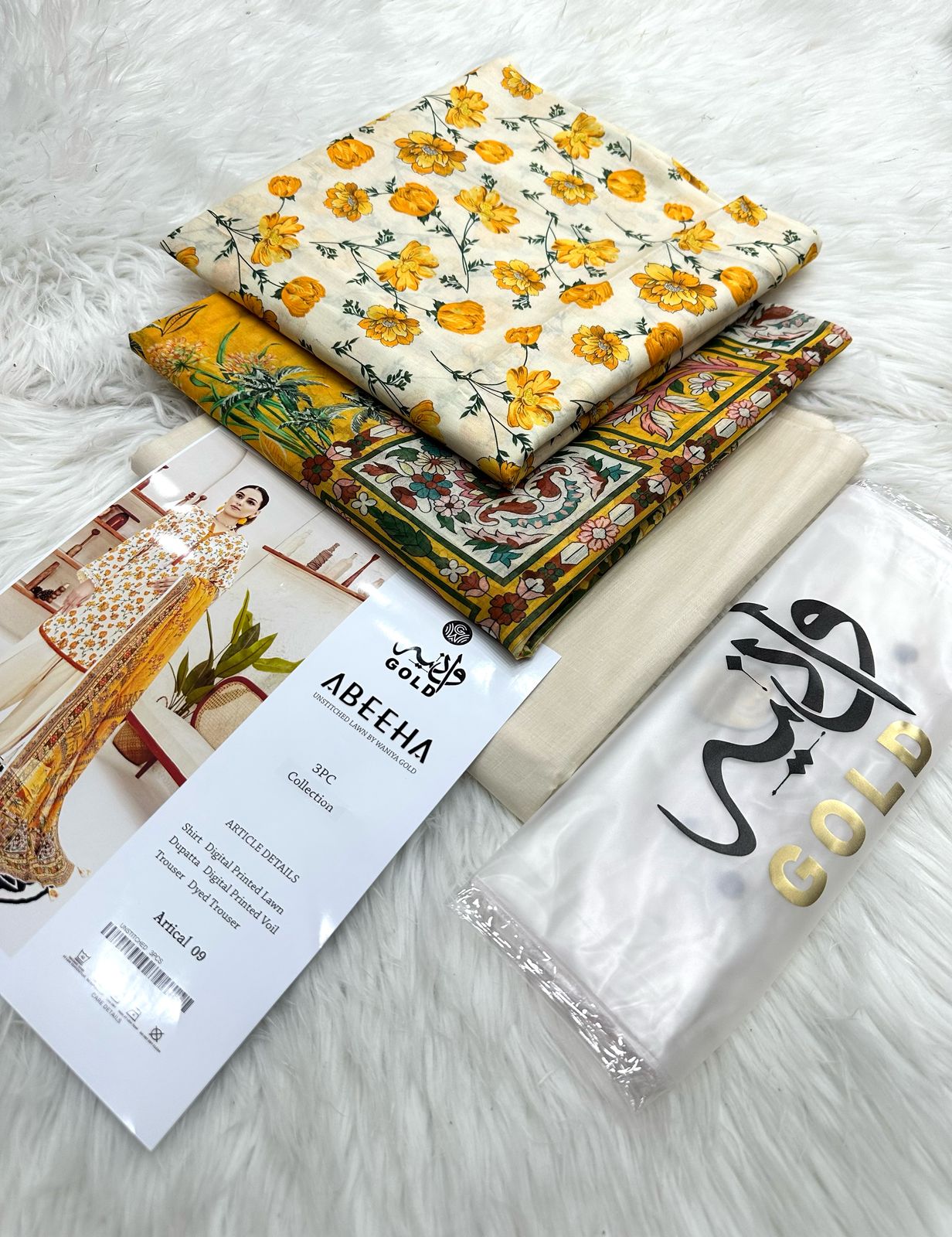 ABEEHA Unstitched Lawn