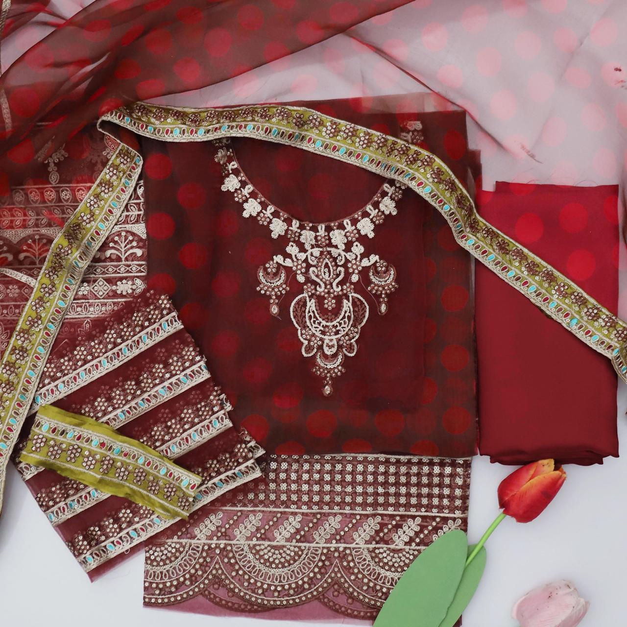 Maria B Festive Unstitched 3pc