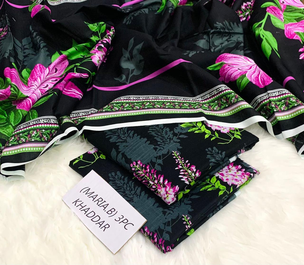 Maria B khaddar 3pc