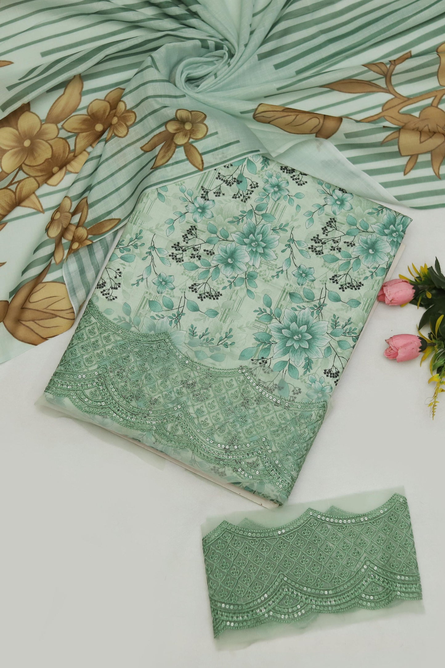 Maria B Lawn 3Pc