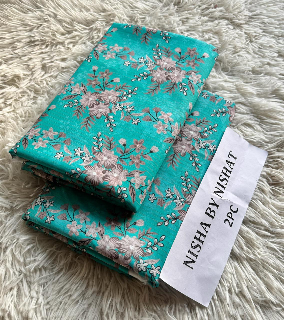 Nisha By Nishat Lawn 2pc
