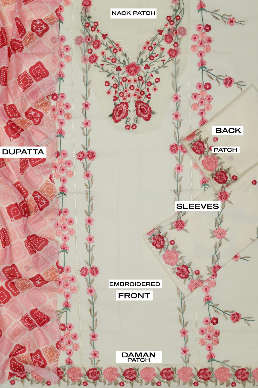 Zaib Lawn 3pc