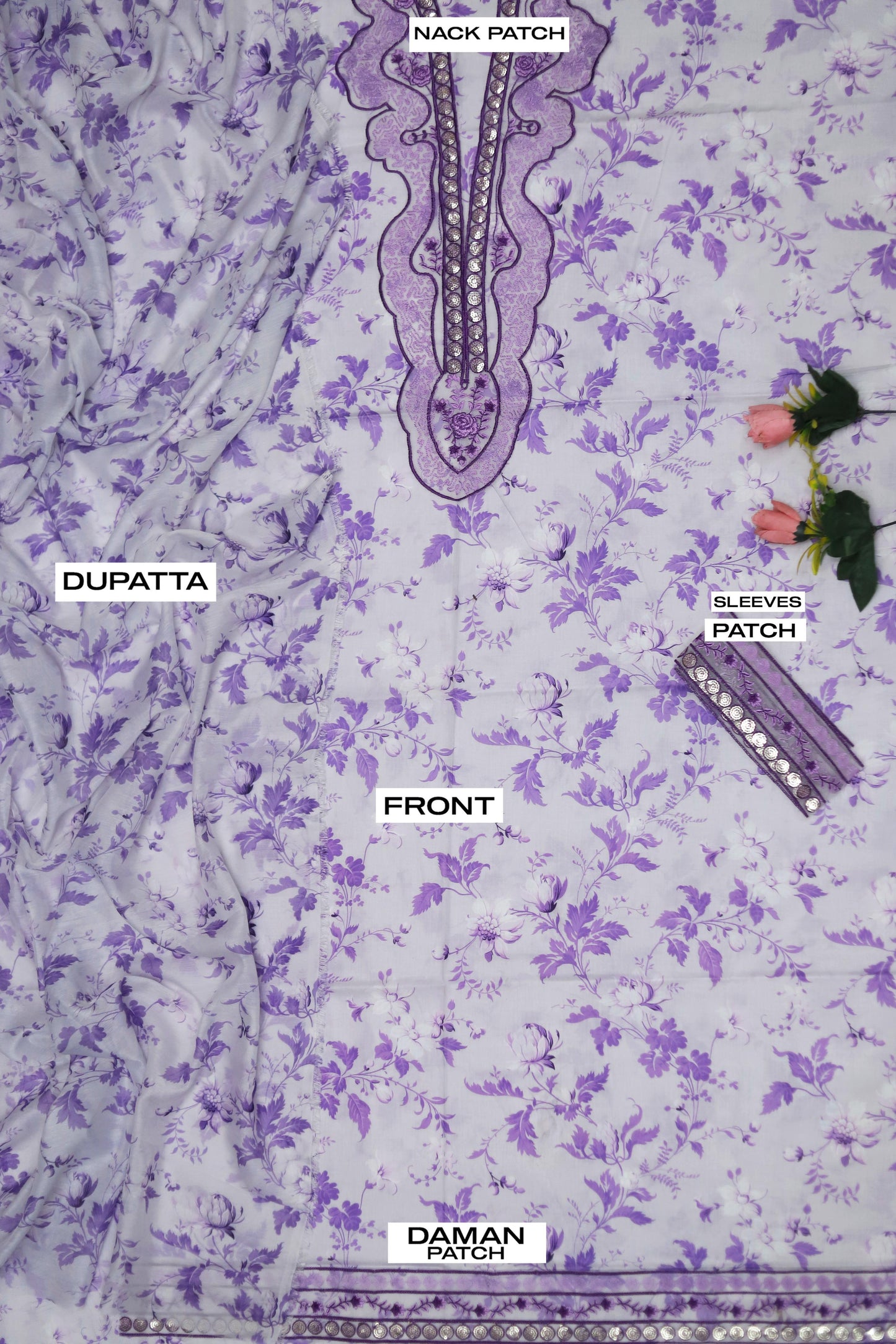 Aneela’s Lawn 3p (Lawn Dupatta)