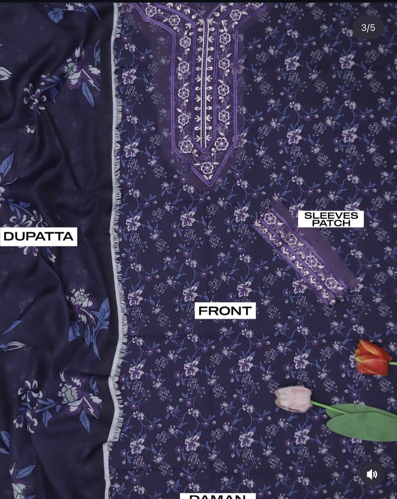 Baroque Lawn 3pc
