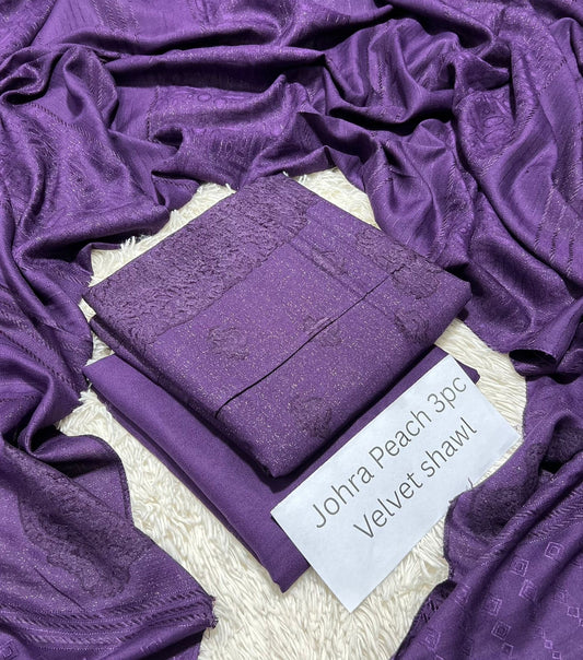 Johra Leather Peach 3pc