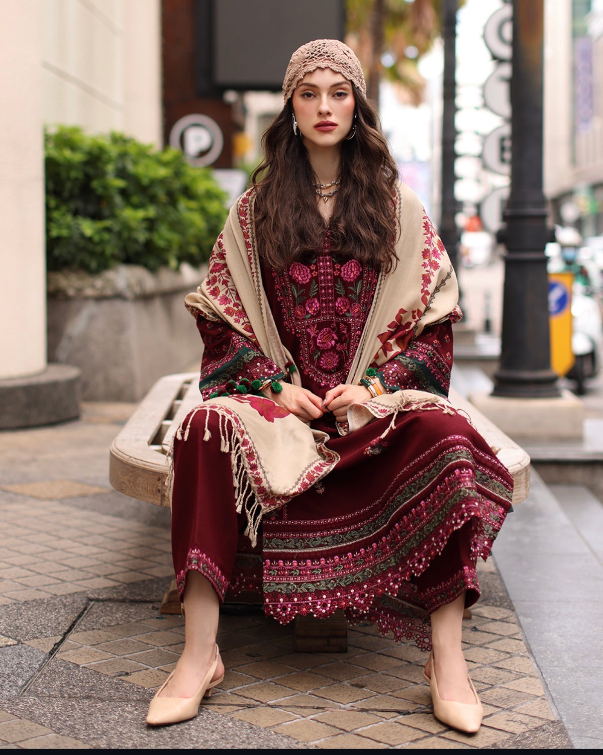 Charizma poshima 3pc Dhanak
