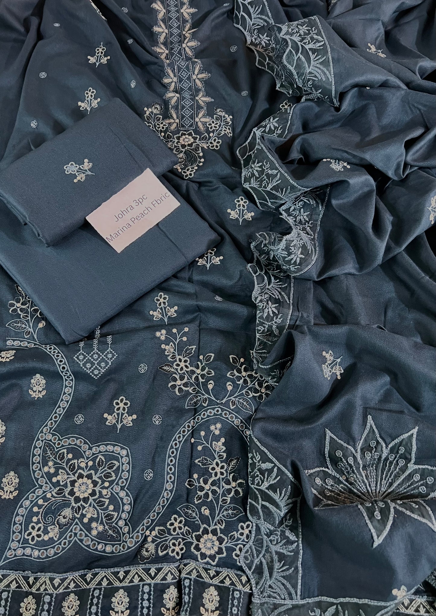 Johra Marina  Peach 3pc