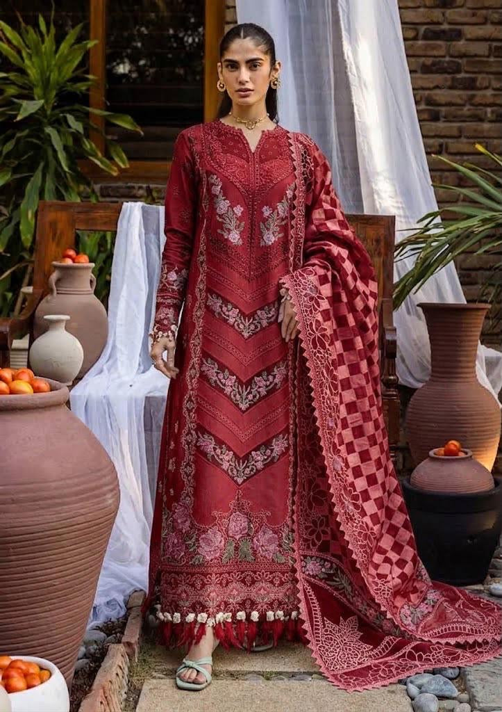 Qalamkar Emb Dhanak 3pc