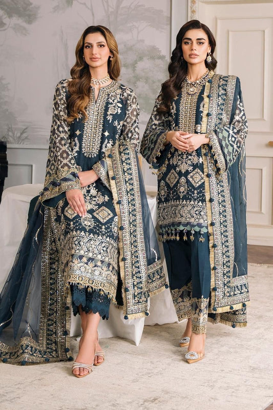 Baroque 3pc Luxury Festive Unstitched