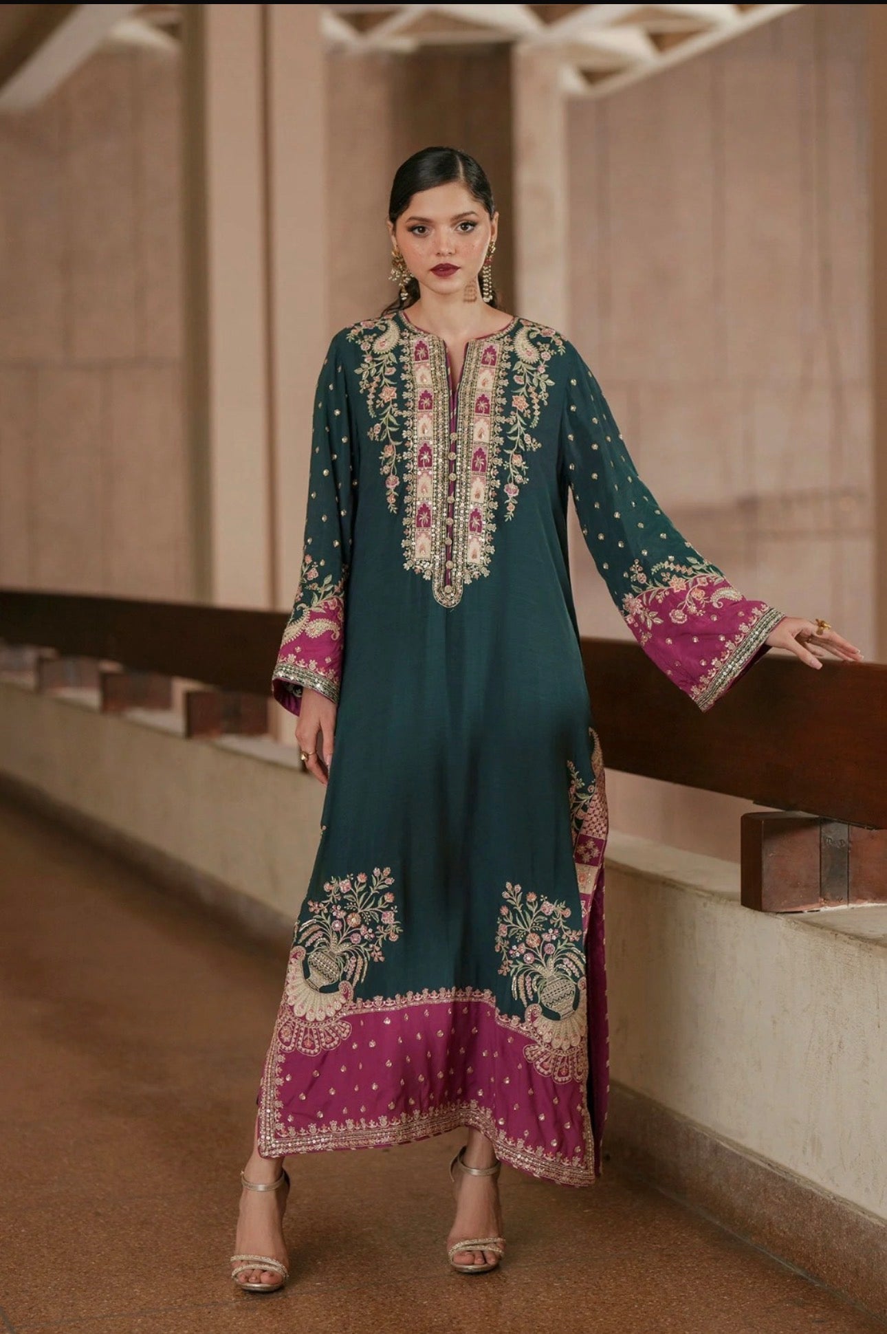Ethnic silk 3pc