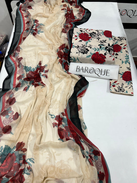 Baroque lawn 3pc